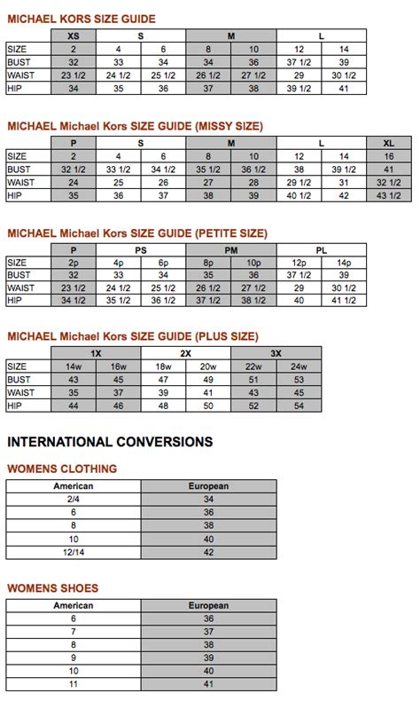 michael kors size chart uk|michael kors bag size chart.